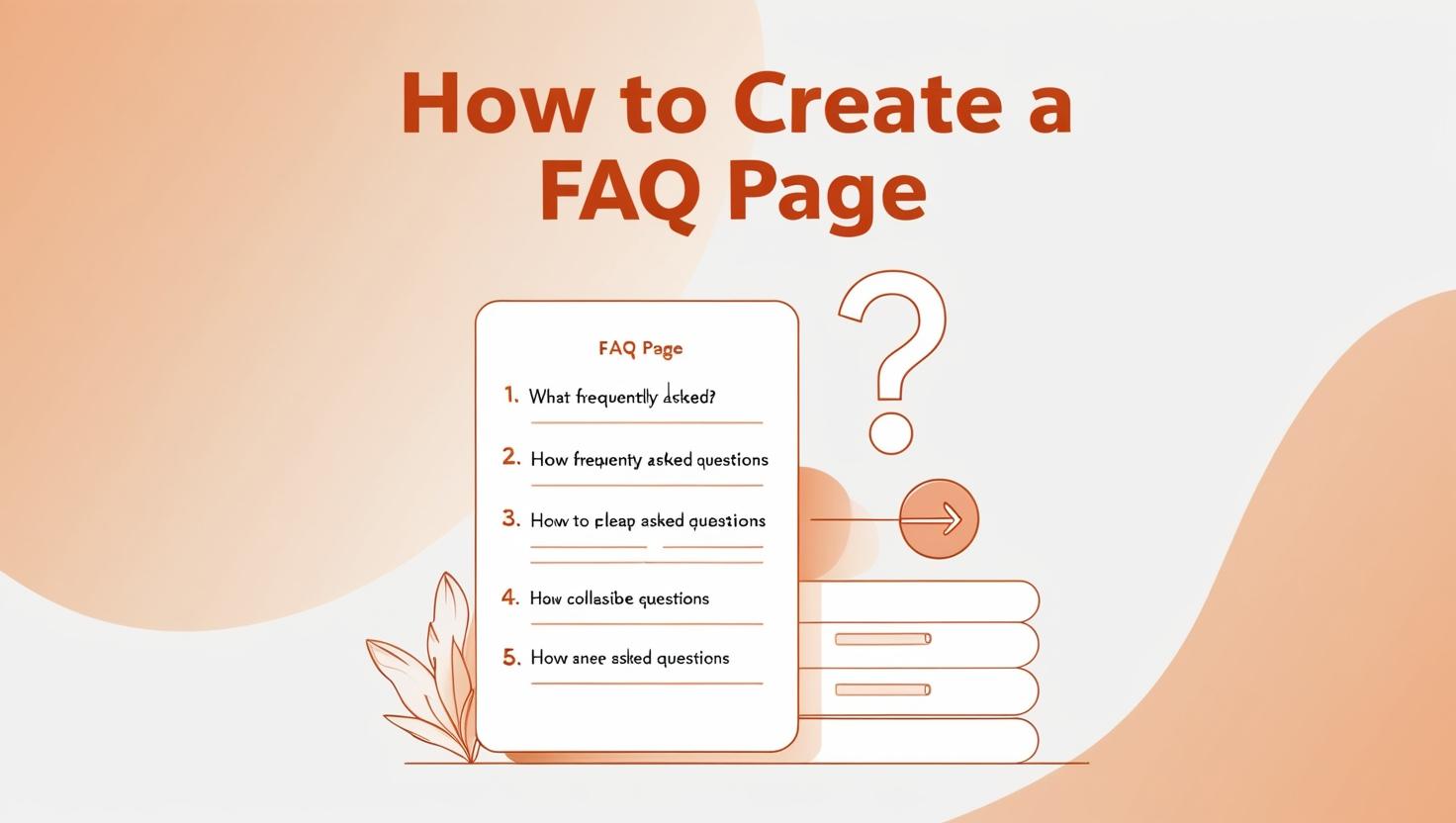 How to Create a FAQ Page That Enhances User Experience?