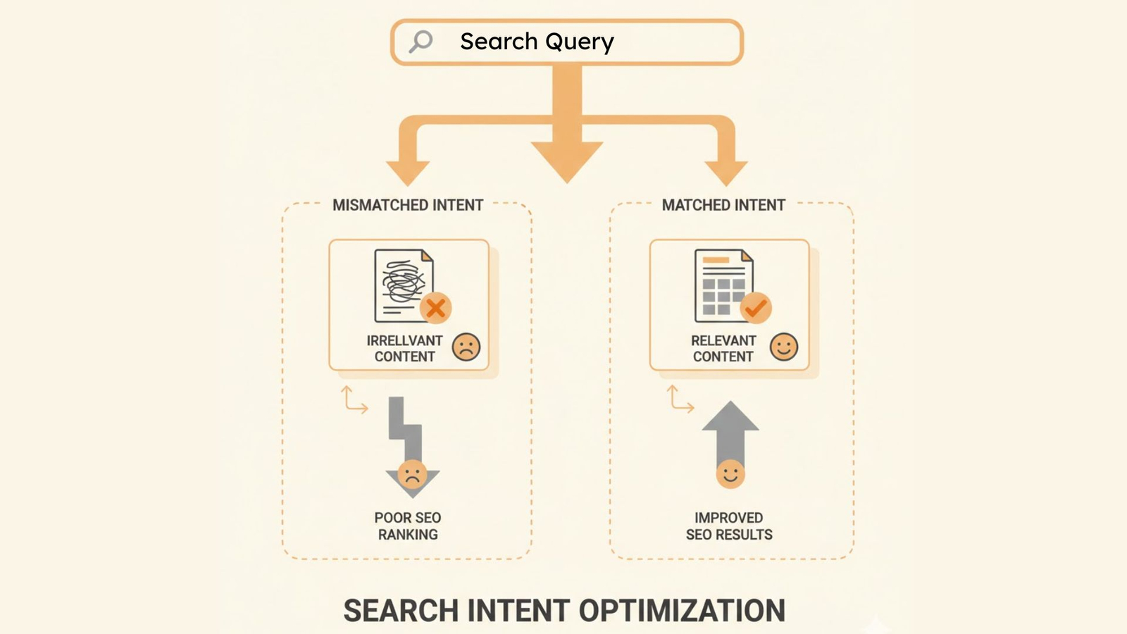 how matching search intent affects SEO performance