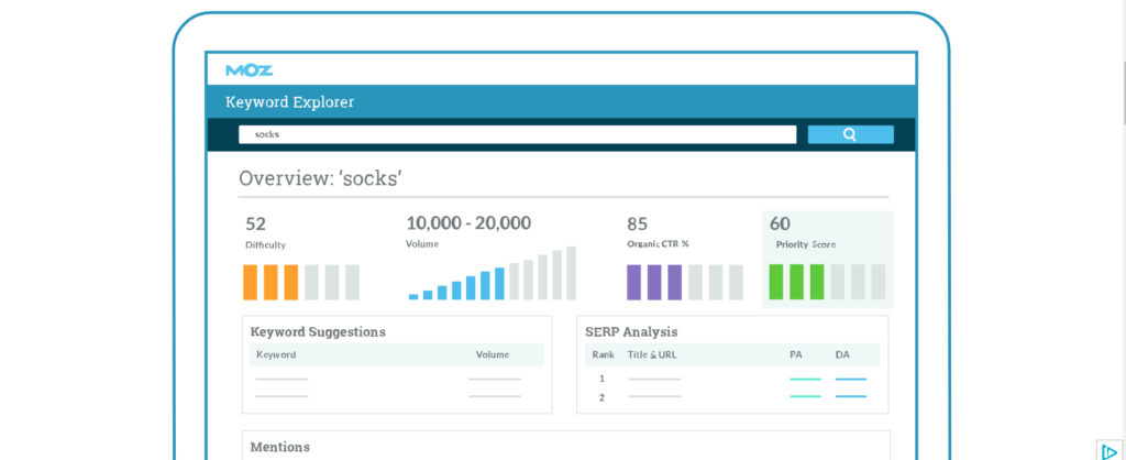 Moz Keyword Explorer