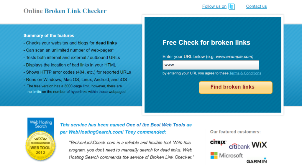 Broken Link Checker