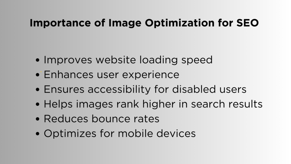 Importance of Image Optimization for SEO