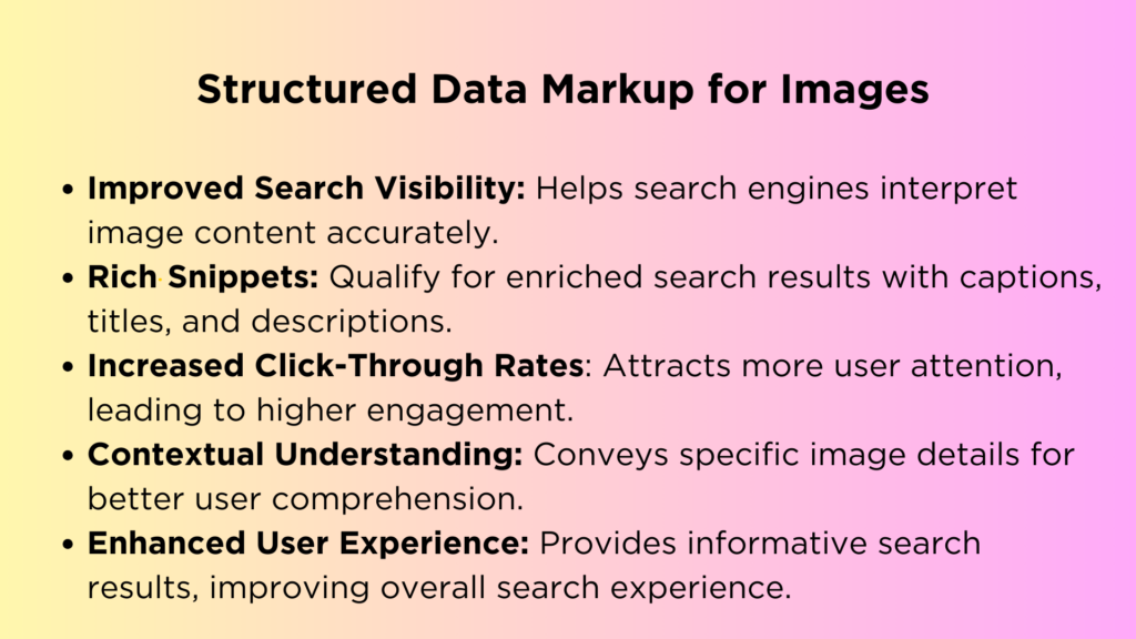 Structured Data Markup for Images