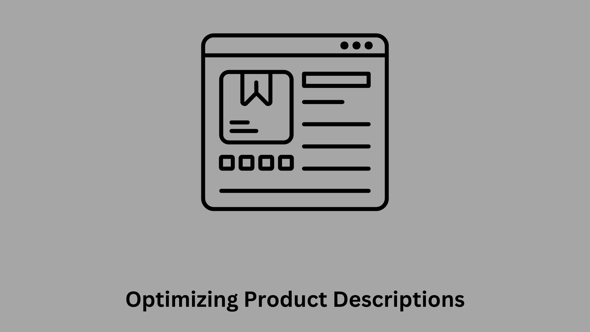 Optimizing Product Descriptions for Ecommerce SEO