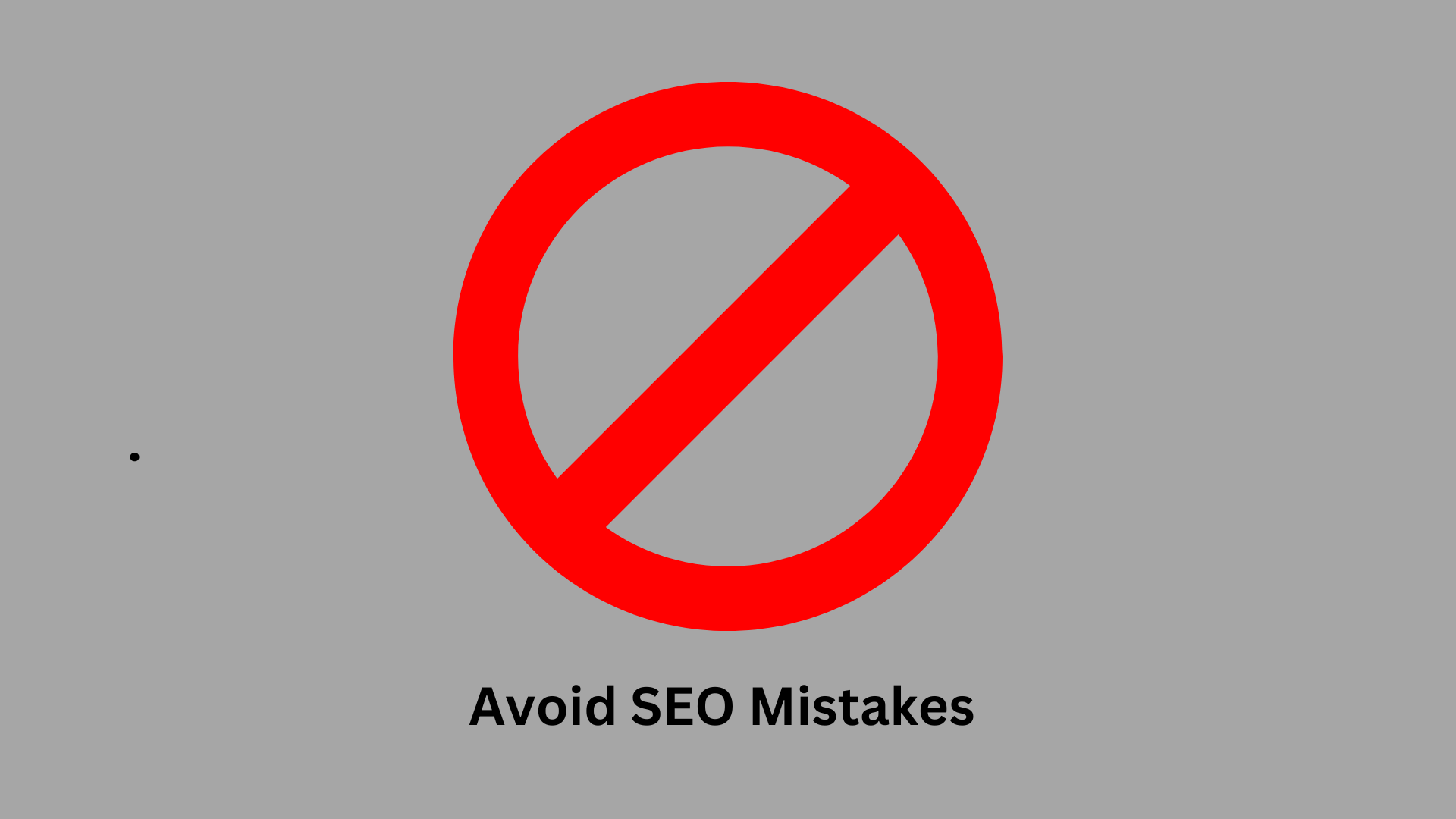 SEO Mistakes to Avoid for Beginners