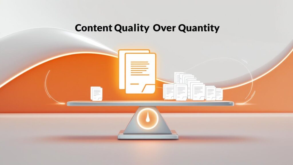 Content Quality Over Quantity