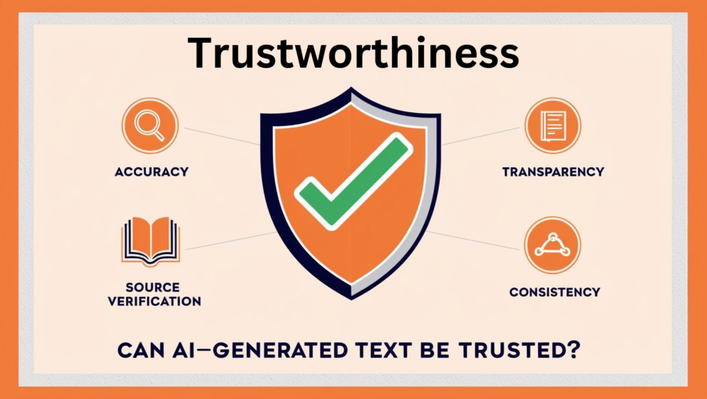 Trustworthiness: Can AI-Generated Text Be Trusted?