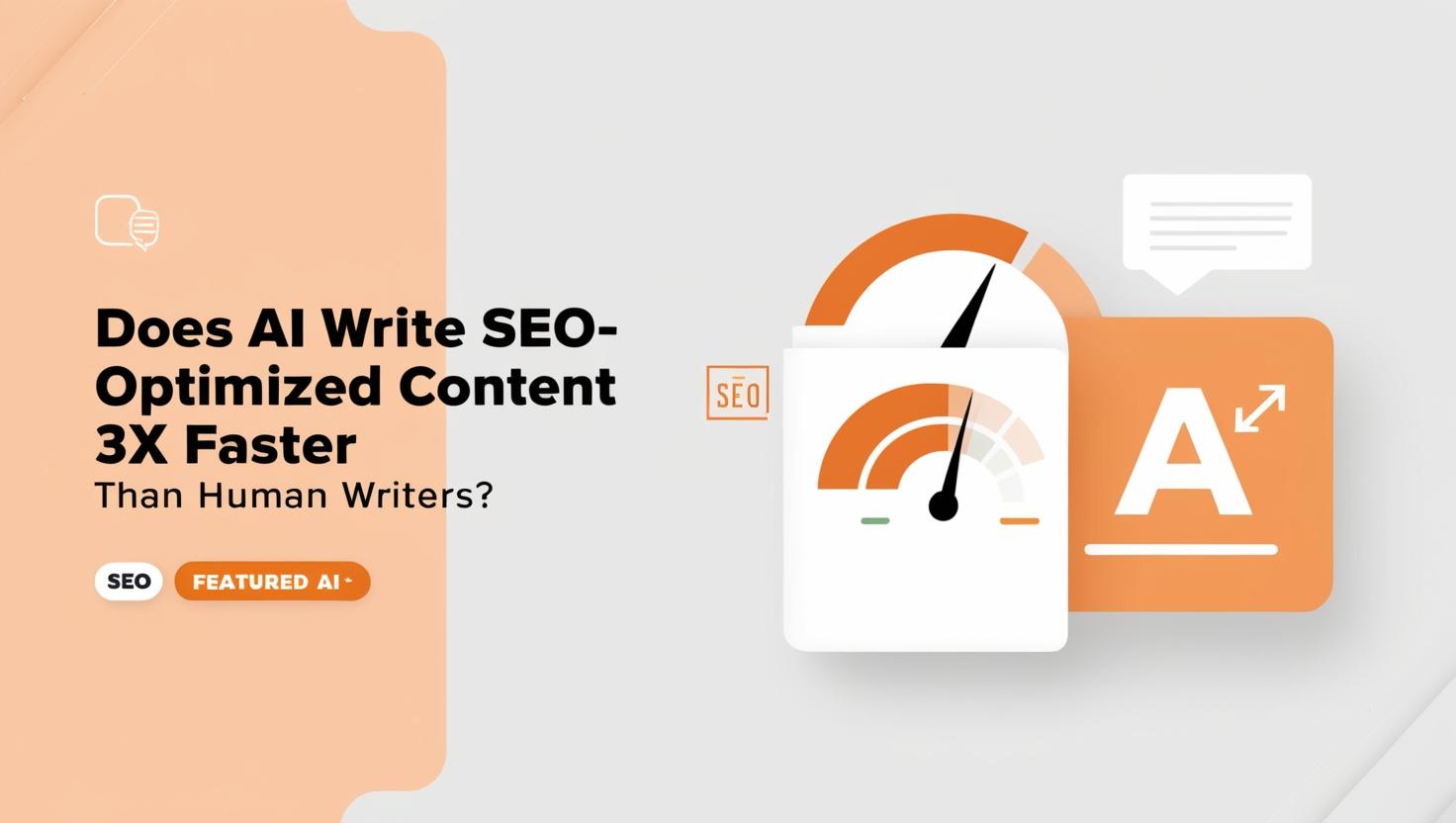 does ai write seo-optimized content 3x faster than human writers