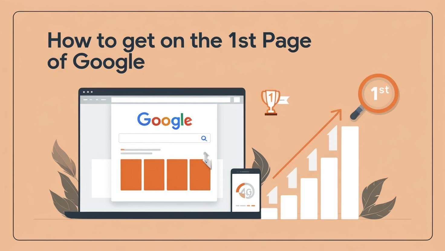 how to get on 1st page of google