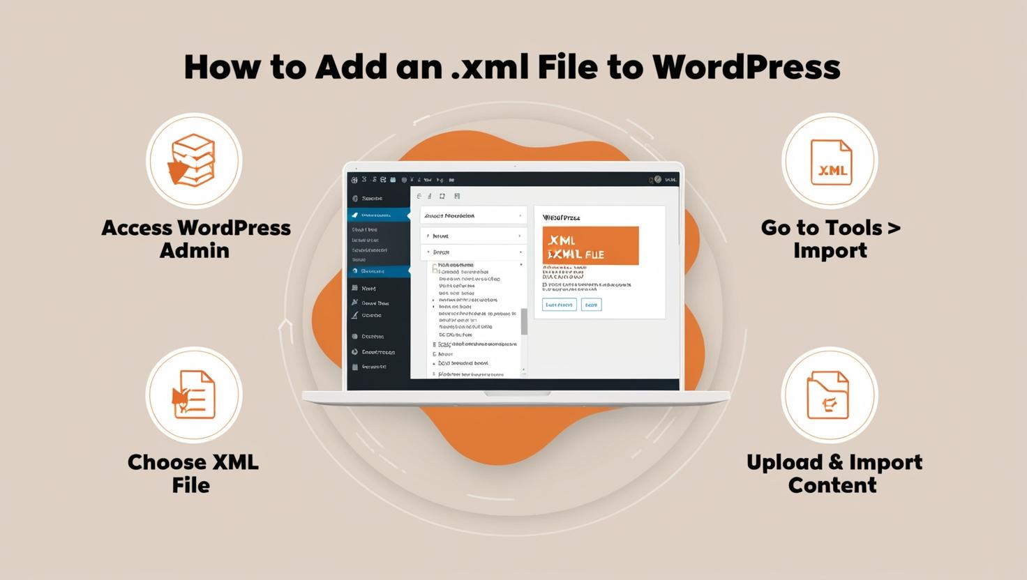 how to add .xml file to wordpress