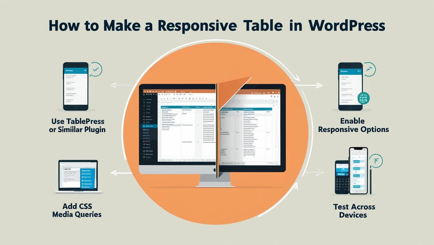 how to make a responsive table wordpress