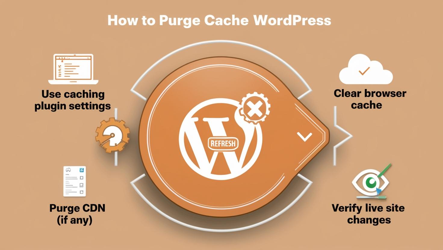 how to purge cache wordpress