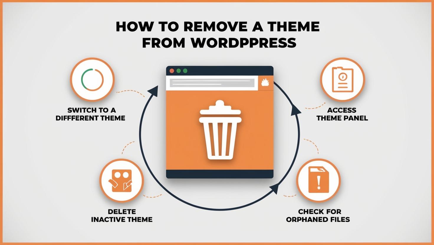 how to remove a theme from wordpress
