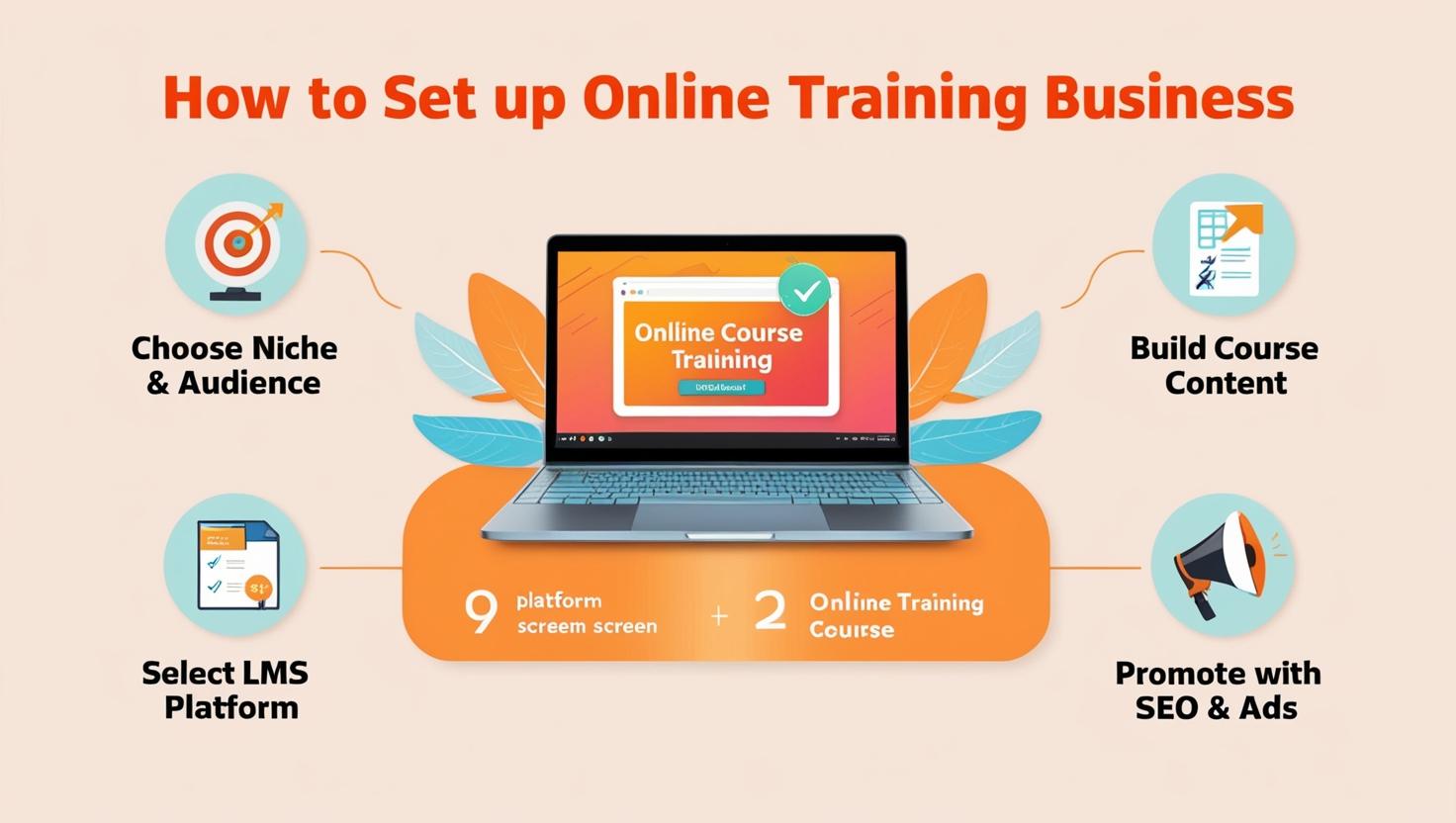 how to set up online training business
