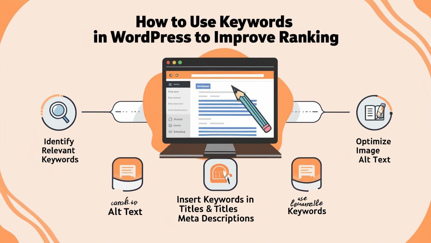 how to use keywords in wordpress to improve ranking