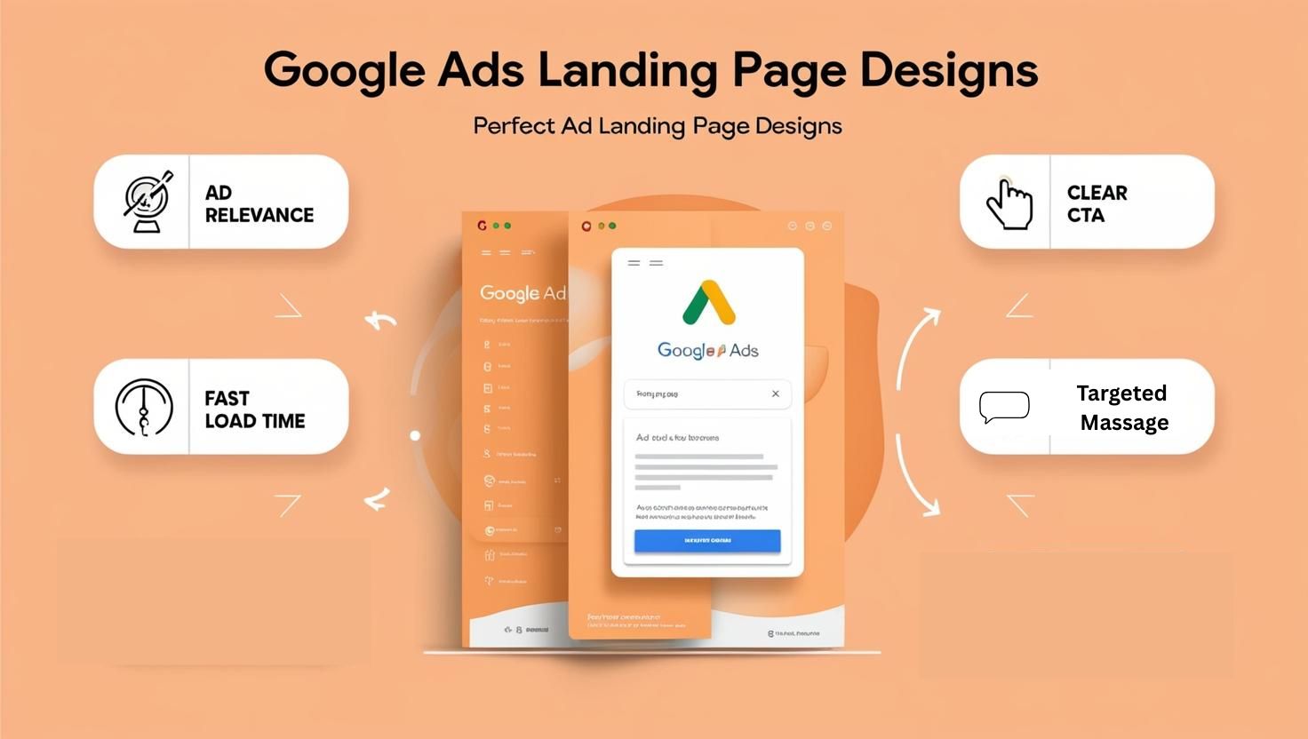 google ads landing page designs
