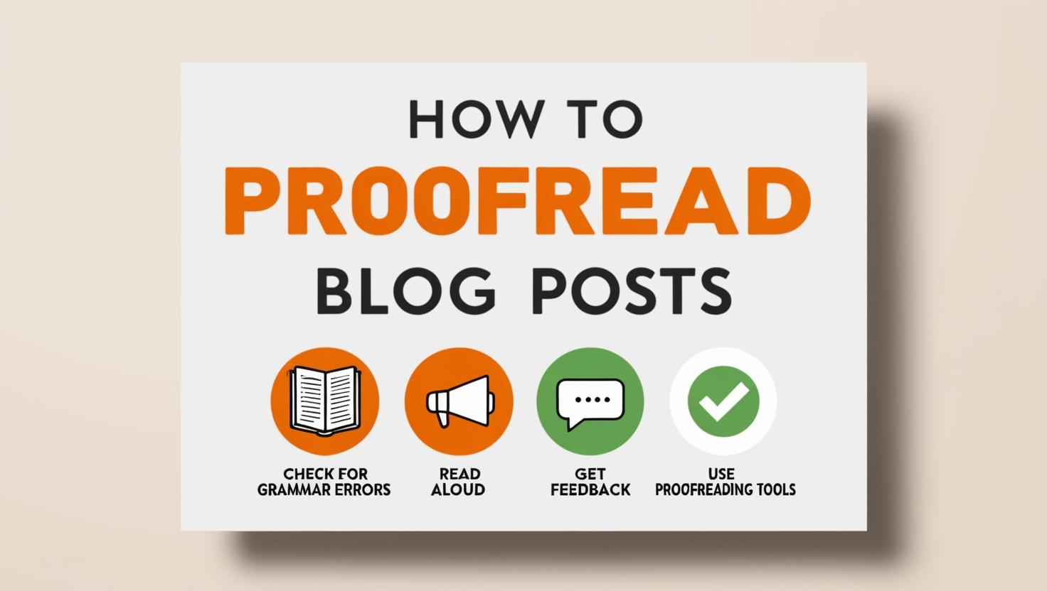 how to proofread blog posts
