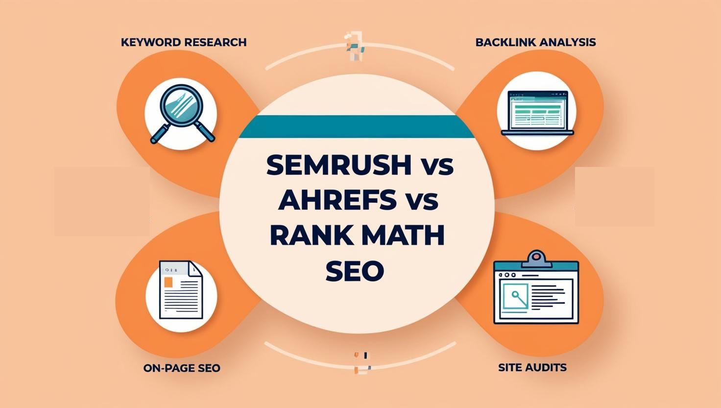 semrush vs ahrefs vs rank math seo