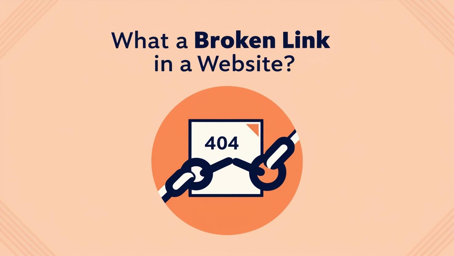 what is broken links in website