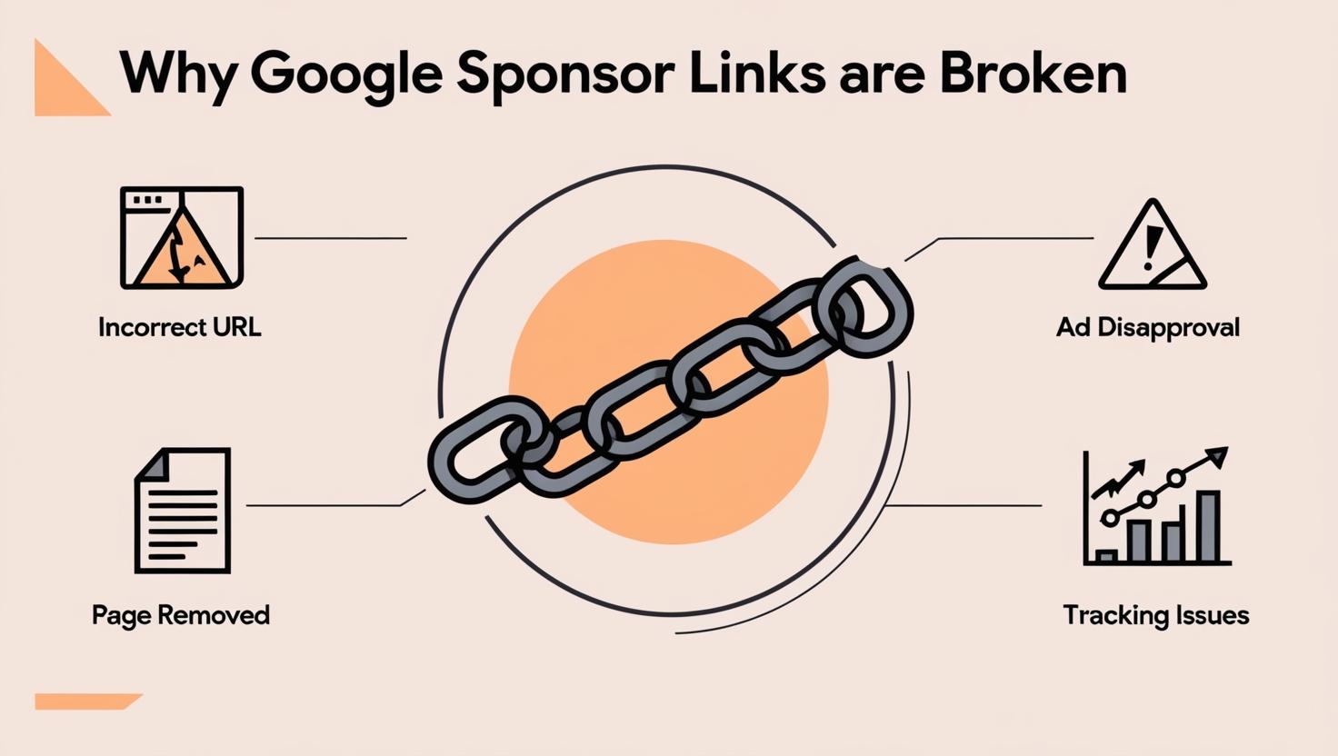 why google sponsor links broken