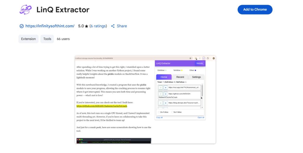 What is LinQ Extractor?