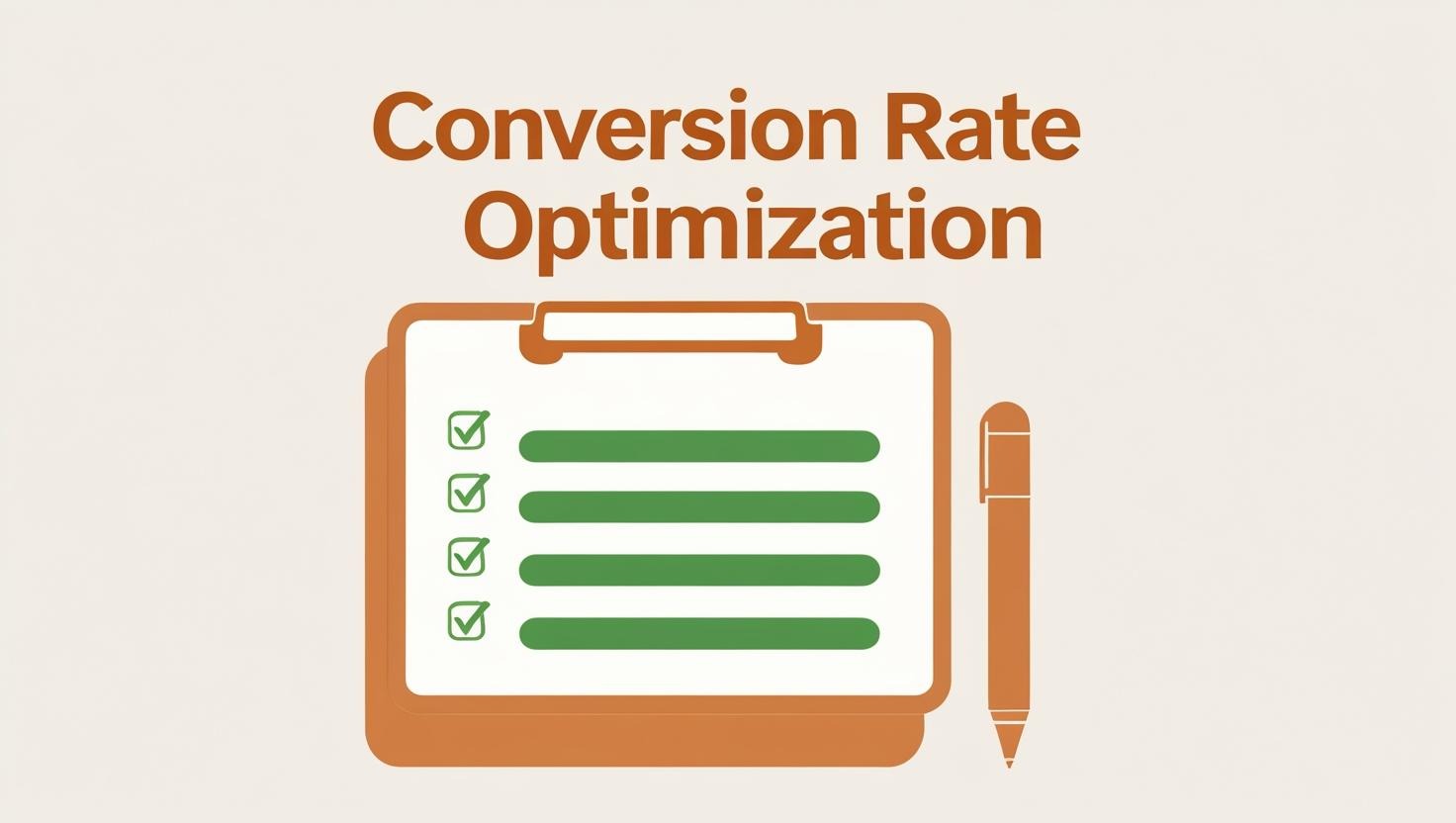 conversion rate optimization checklist