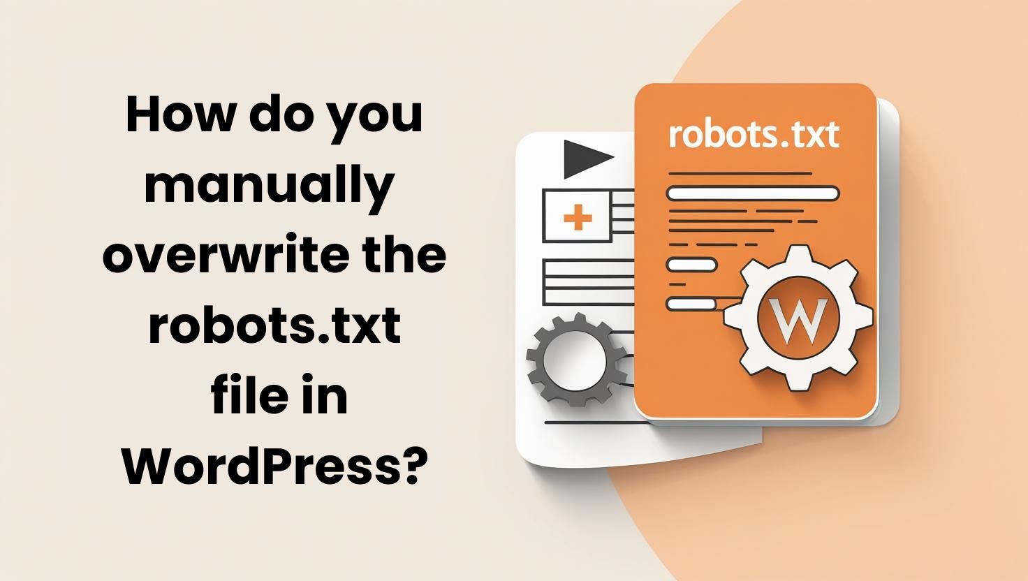 How do you manually overwrite the robots.txt file in WordPress?