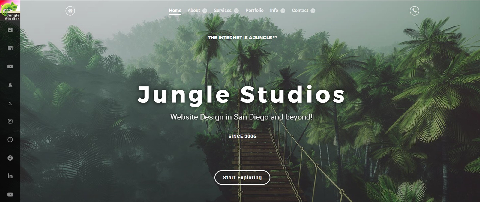 Jungle Studios Website Design