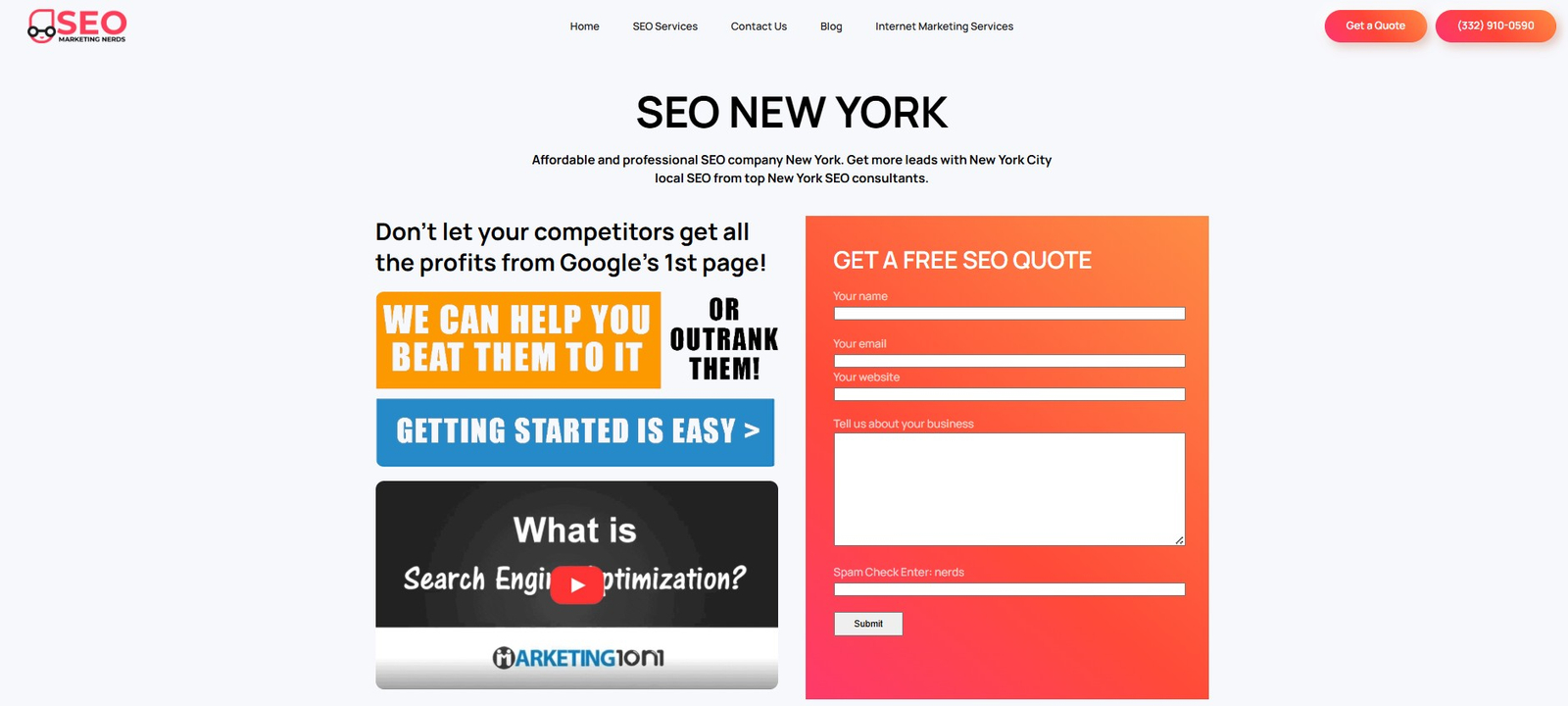 SEO Marketing Nerds New York NYC