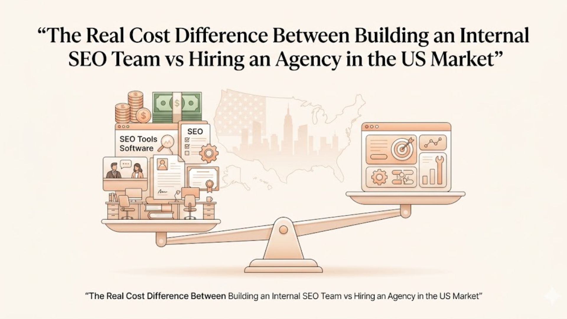 The Real Cost Difference Between Building an Internal SEO Team vs Hiring an Agency in the US Market