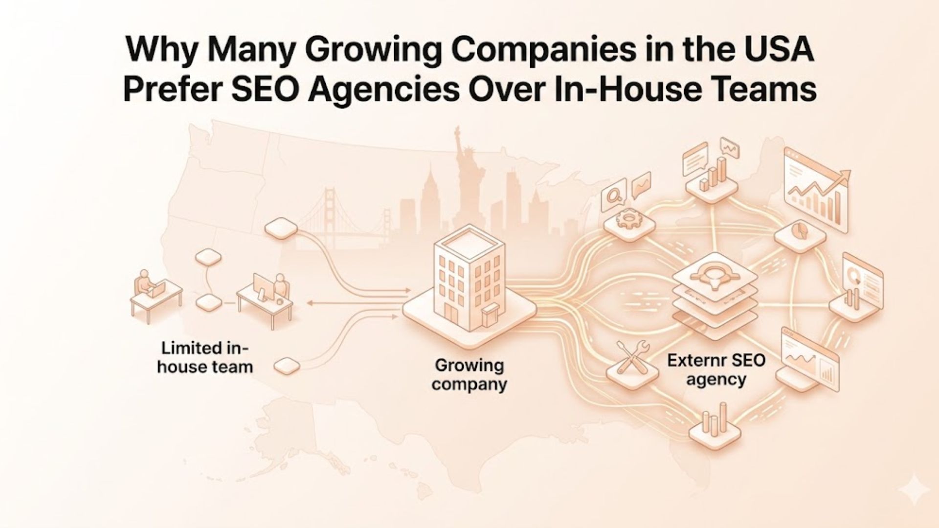 Why Many Growing Companies in the USA Prefer SEO Agencies Over In-House Teams